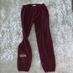 COPY - Maroon SG varsity sweatpants
